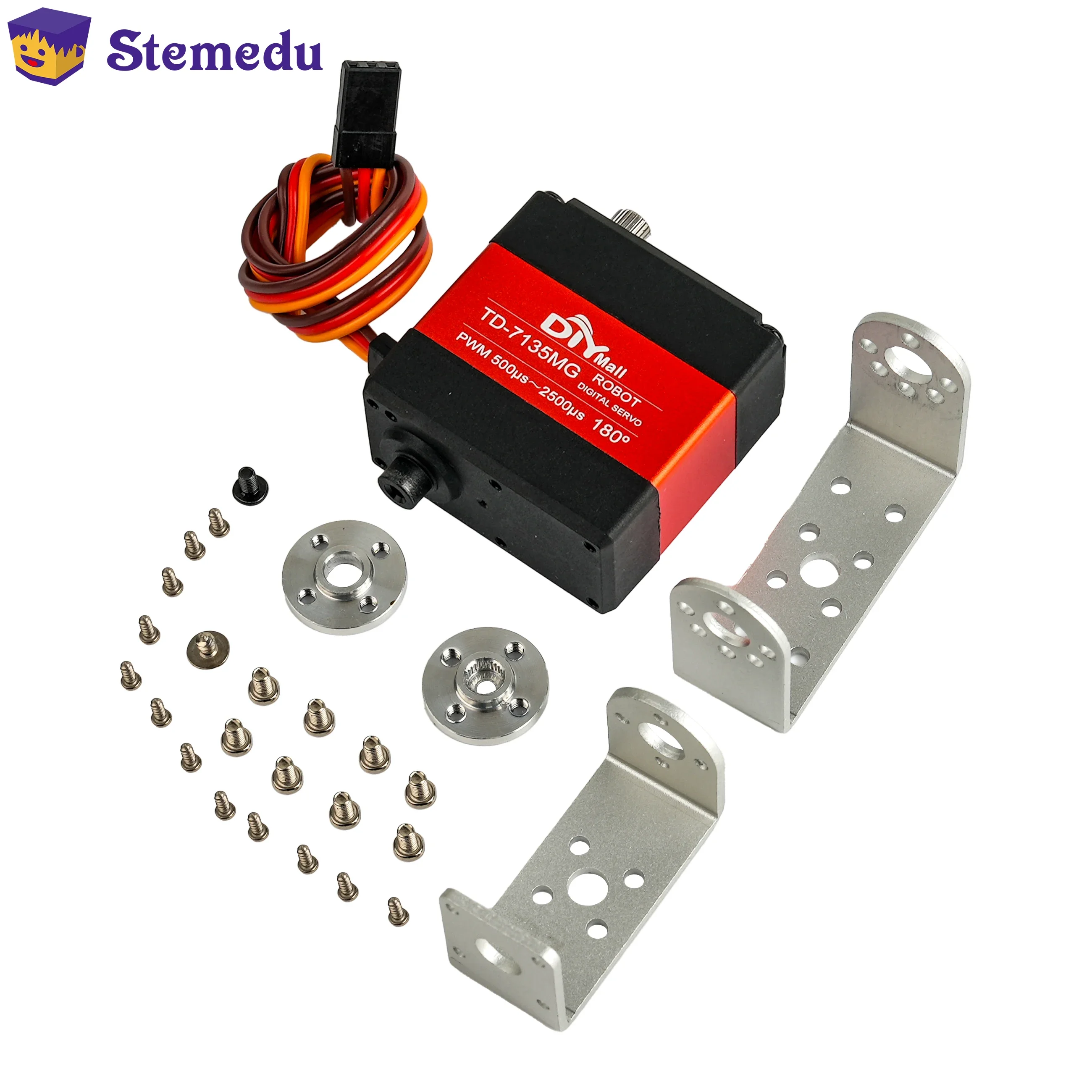 35kg TD-7135MG Dual Shaft U Mounting Bracket Digital Metal Gear Servo Motor for Robot Arm Car Truck Buggy Crawler 180/270 Degree