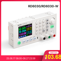 RD RD6030 RD6030W 60V 30A DC Adjustable Step Down Voltage Bench Regulated Power Supply Buck Converter Battery Charging&1500W PSU