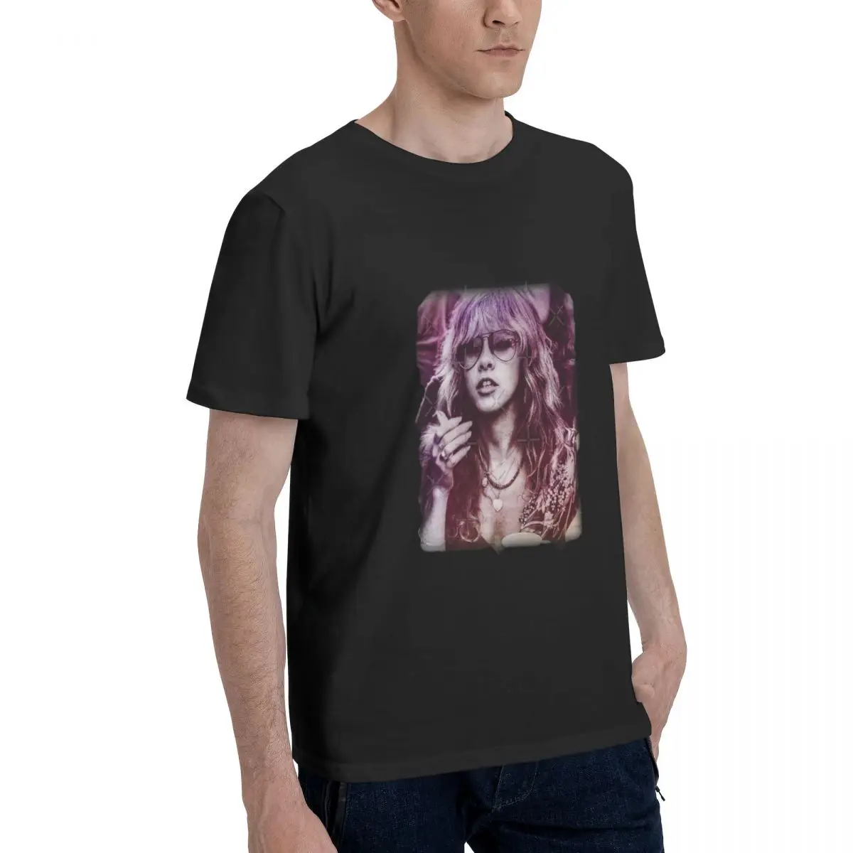 Men's T-Shirt The Dreams Shirt Fleetwood Mac Classic Vintage 100% Cotton Tees Short Sleeve fleetwood mac band T Shirts image 4