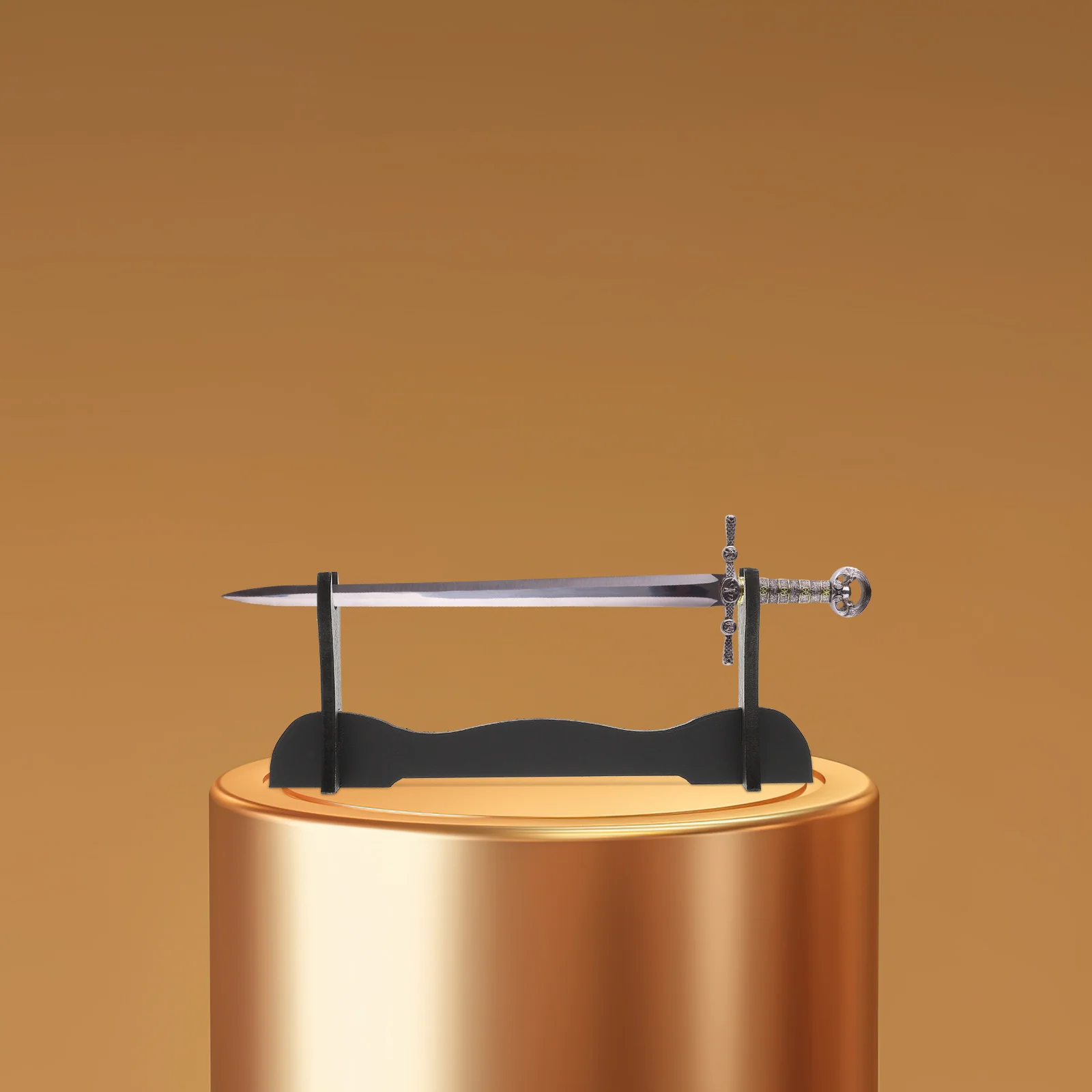 

2Pcs Single Layer Sword Stand Storage Holder Desktop Display Holder Wand Display for Home Room Decor Sword Stand