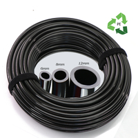 3-50M Black PE Garden Hose OD-6mm OD-8mm OD-12mm Pipe Pressure-Proof for Atomization System 4/6mm 5/8mm 9/12mm Watering Tubeing