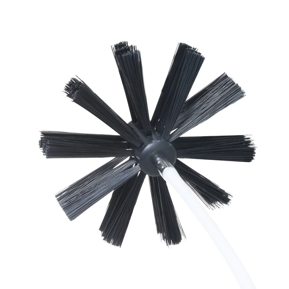 40-футовая сушилка, набор щеток для чистки вентиляционных каналов, щетина высокой плотности, гибкие нейлоновые аксессуары для чистки труб, домашняя противопожарная защита