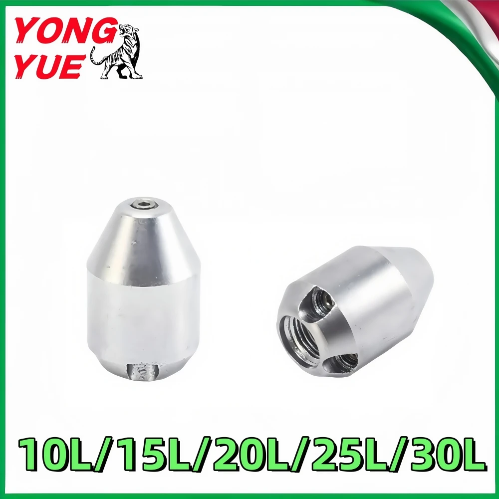 G1/4 Internal Thread Sewer Drainage Cleaning Nozzle Stainless Steel High Pressure Cleaning Nozzle Pipeline Cleaning Tool 10L~30L