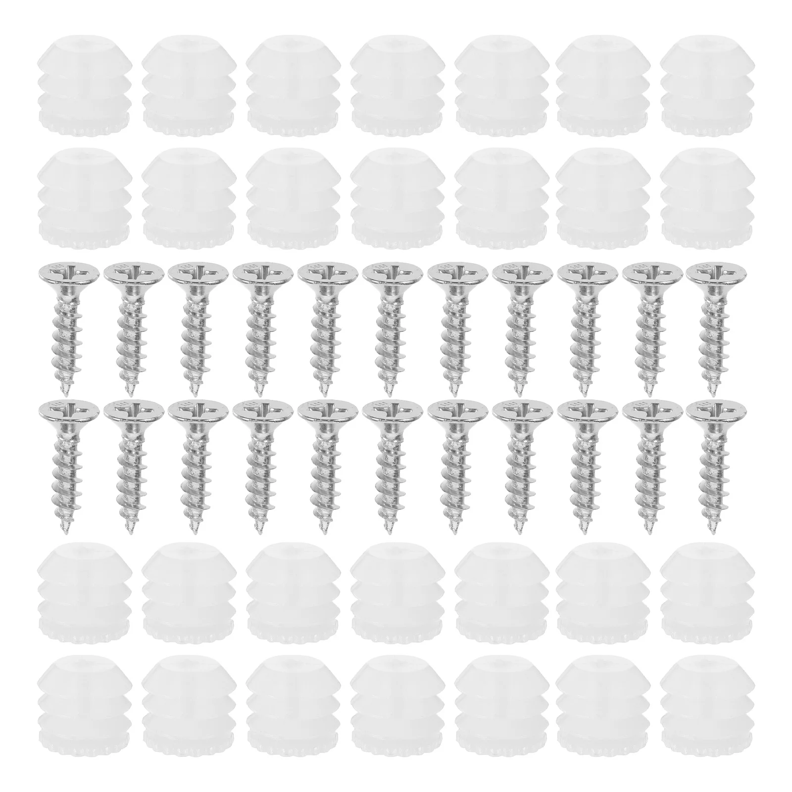 

Cabinet Hinge Repair Kit Plastic Dowel Inserts Self Tapping Screws Door Hardware Connectors niture Accessories Kitchen