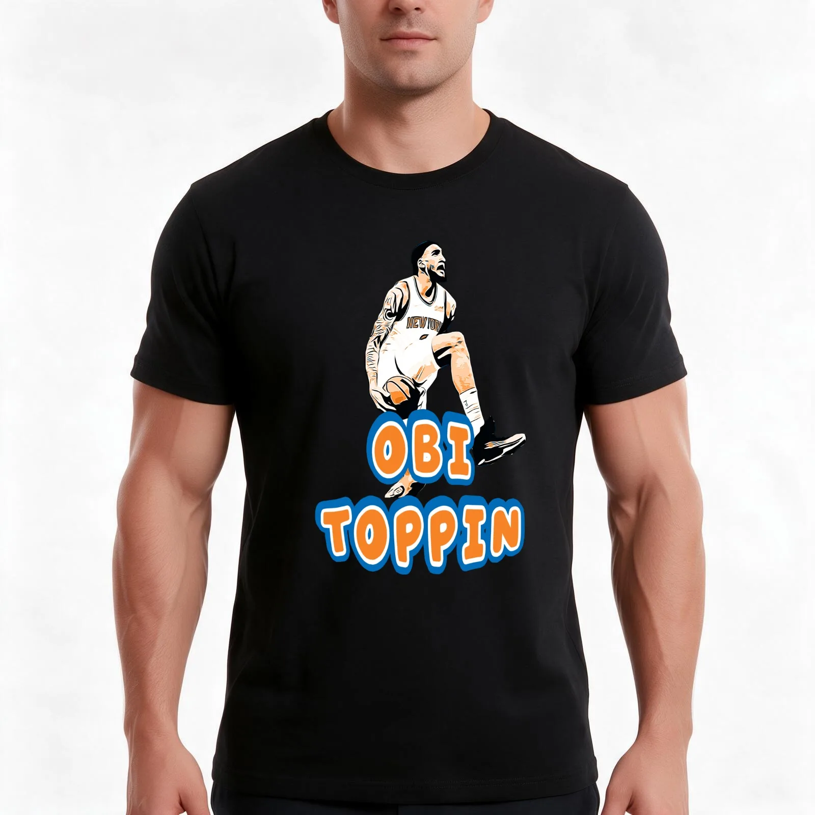 Obi Toppin Between the Legs Dunk T-Shirt Summer Casual Cotton Tee Oversized Streetwear Tops Vintage Graphic Print