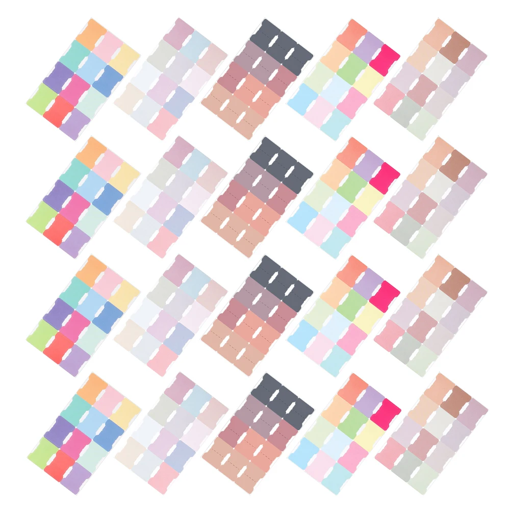 

40 Sheets Index Label Labels Binder Tabs Sticky for Notebooks Highlighter Divider on Coated Paper