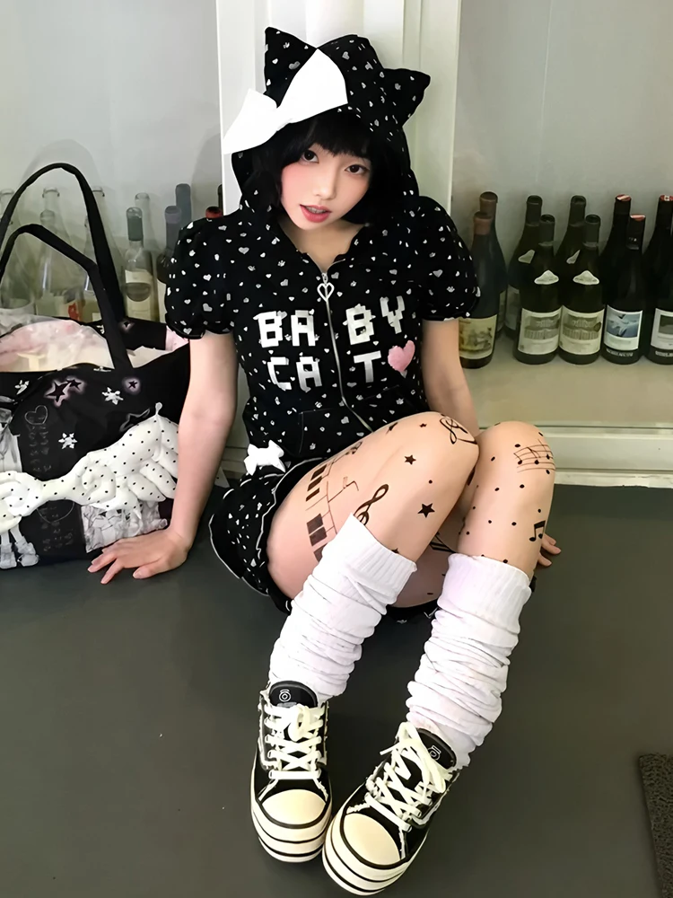 

Футболка Slim Fit ort Sve с пузырьковыми песками, женский летний кардиган Y2K, модный повседневный креативный текстовый узор