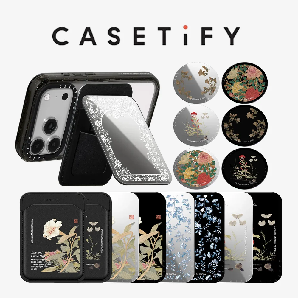 

CASETiFY National Museum of Korea Series Magnetic Phone Holder Card Pack for iPhone17 16 15 14 13 12 for Samsung S25 S26 A57 A36