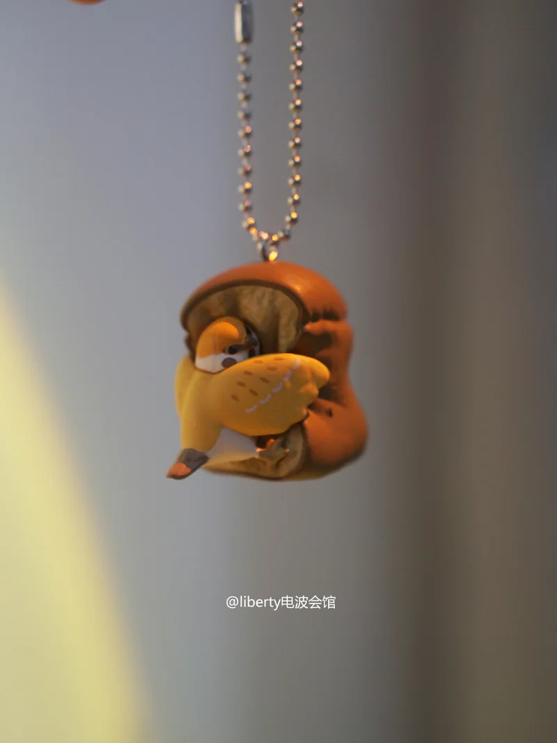 Qualia capsule speelgoed Mugyuttori Mascotte Ball Chain schattige kleine vogels Papegaai veilparkiet valkparkiet knuffelen broodfiguren