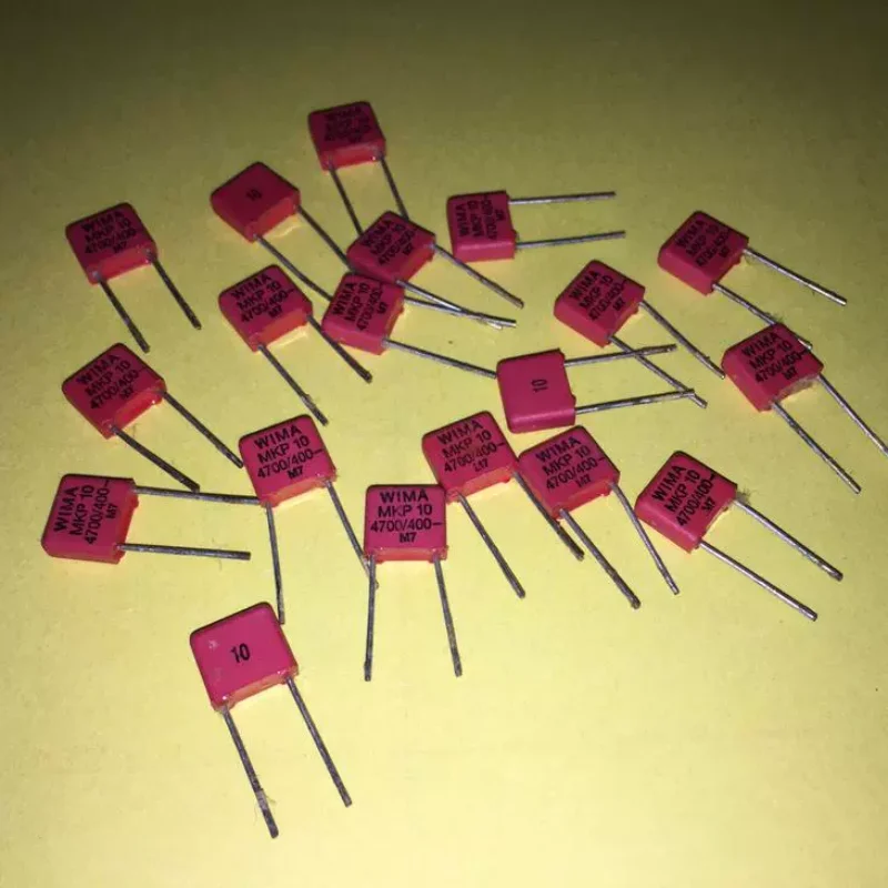 

10pcs New German WIMA Red Weima MKP10 4700PF 400V fever coupled infinite capacitor