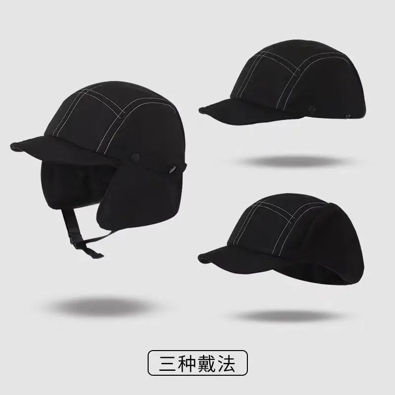 Casquette Lei Feng à bords souples pour hommes et femmes, protège-oreilles chauds, chapeaux de bombardier volant, haute qualité, conduite en hiver