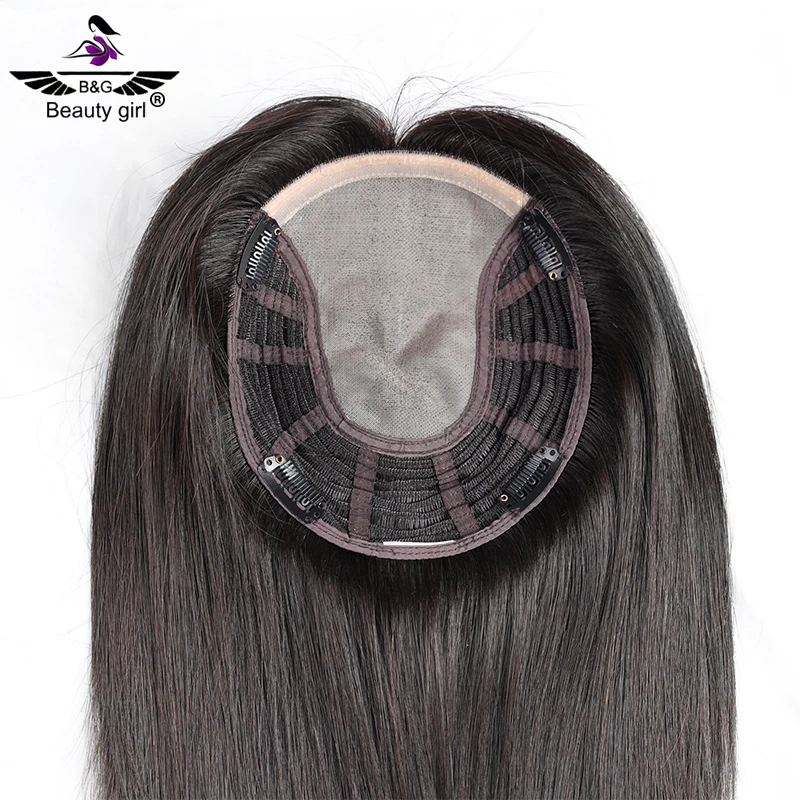 

In Stock Breathable 6X6 Size Mono Base With Wefted Back Woman Hair Replacement Unprocessed European Raw Virgin Hair Topper Mono