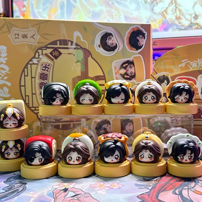 

Постельное белье Heaven Official'S Blessing Blind Box Xie Lian Hua Cheng и складная загадочная коробка-сюрприз, минимальная фигурка, сумки для догадок, подарок