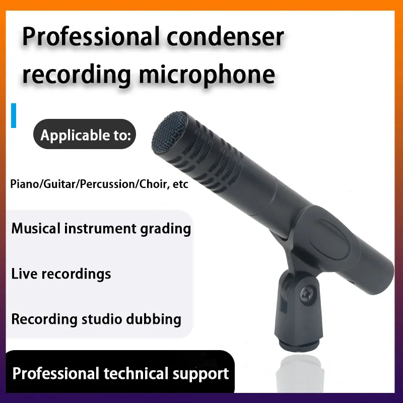 M-914 professional wired condenser microphone XLR heart-shaped microphone 48V, suitable for recording, music, broadcasting, live