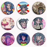 Horror Game Lacey's Games Anime Button Pin Lacey's Petshop Cartoon Brooch Badge Bag Accessories Decor Gamer Collect Fans Gifts
