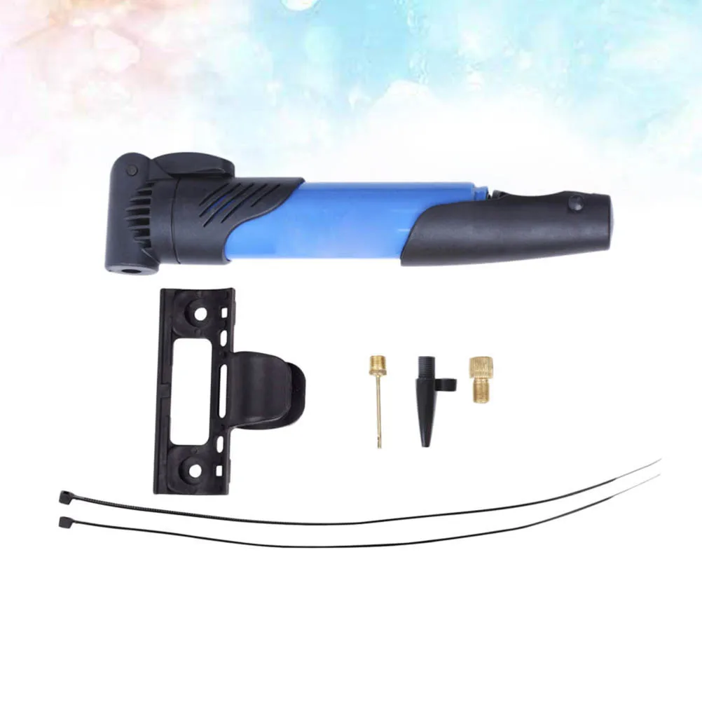 

Mini Portable Bike Pump High Pressure Folding Design Compatible with American and French Nozzle Effortless Inflating Mountain