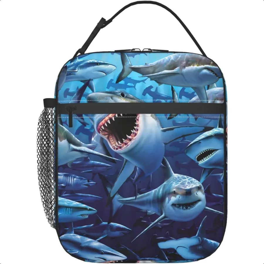 

Angry s Reusable Lunch Box Insulation Lunch Bag Containers Tote Handbag Ice Packs For Women Men Teens Girls