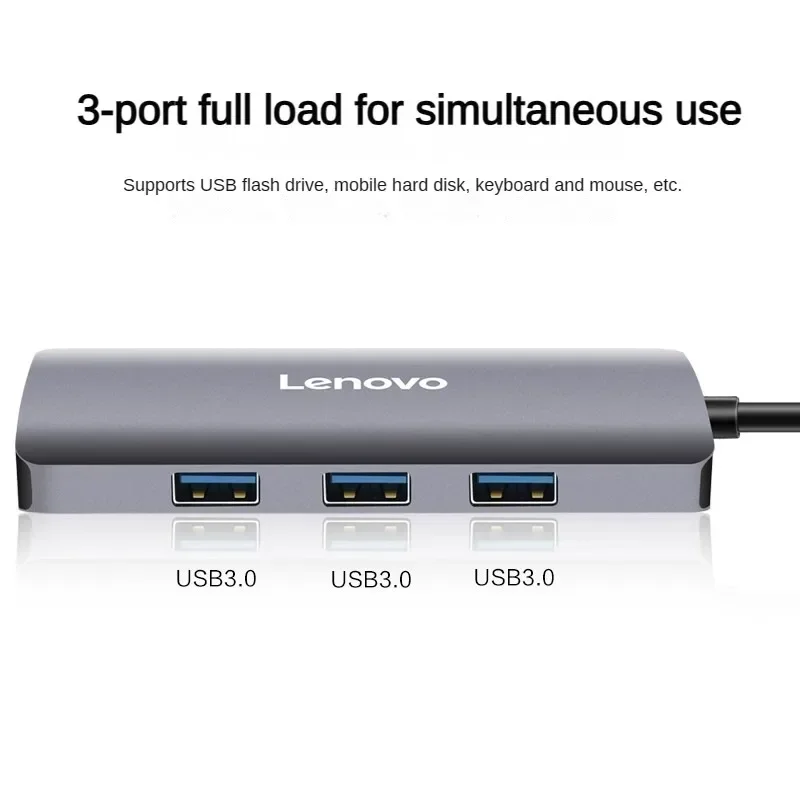 

Lenovo Type-C Expansion Dock Station Dock To Gigabit Network Port USB-C To RJ45 Wired LAN To Connector Laptop Convertor USB 3.0