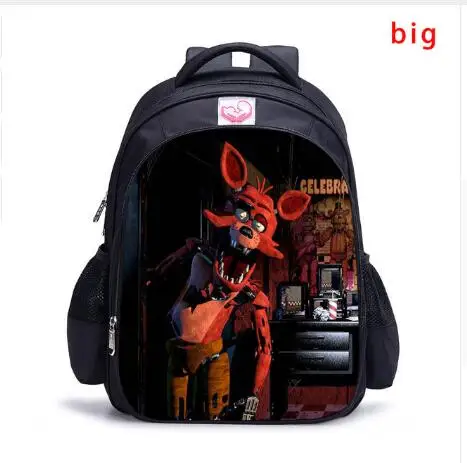 16inch Primary Backpack Boys Girls FNAF School Bags Orthopedic Night Bear Children Cartoon Kindergarten Bags