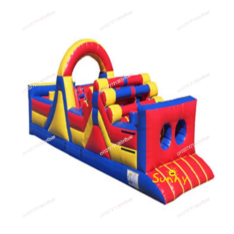 Commercial Inflatable Obstacle Course for Adults, Inflatable Land Assault Course, Bounce House, Inflatable Games for Kids