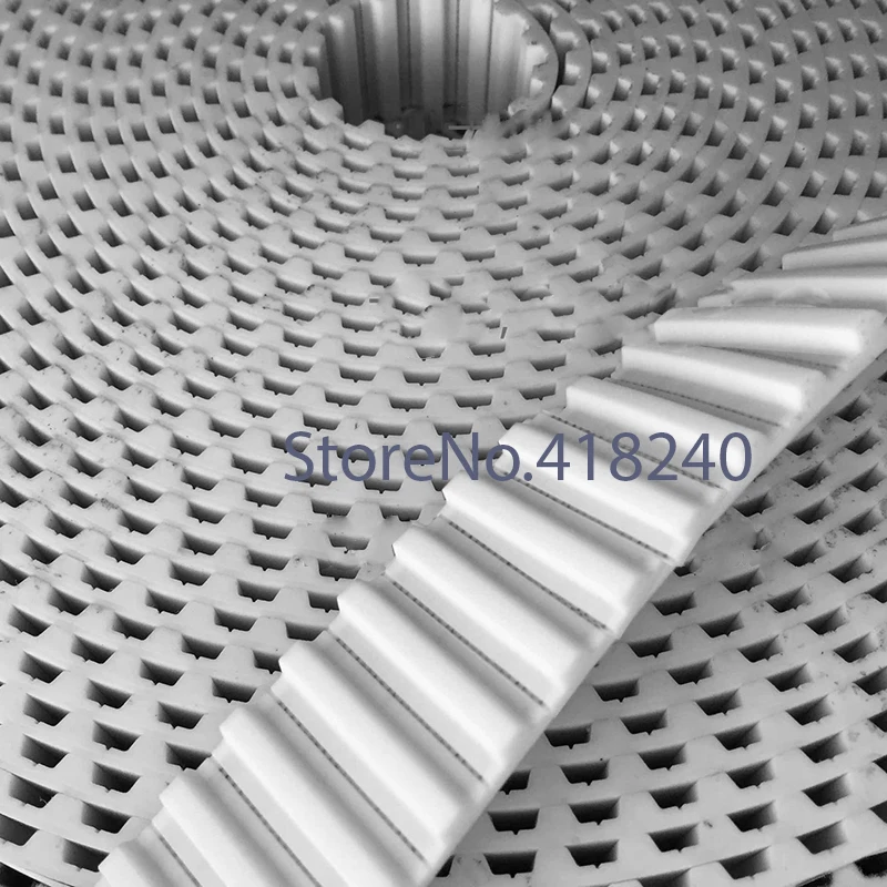 

Frame Belt White Open Belt T10 Thick Tooth Square Toothed Belt For 1m Embroidery Machine Accessories 50m/roll