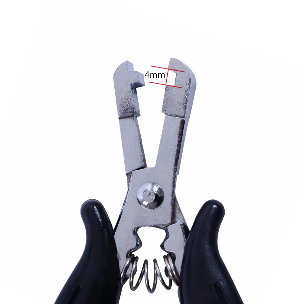1pc Metal 4mm U Shaped Pliers For Micro Rings Human Hair extensions Tools