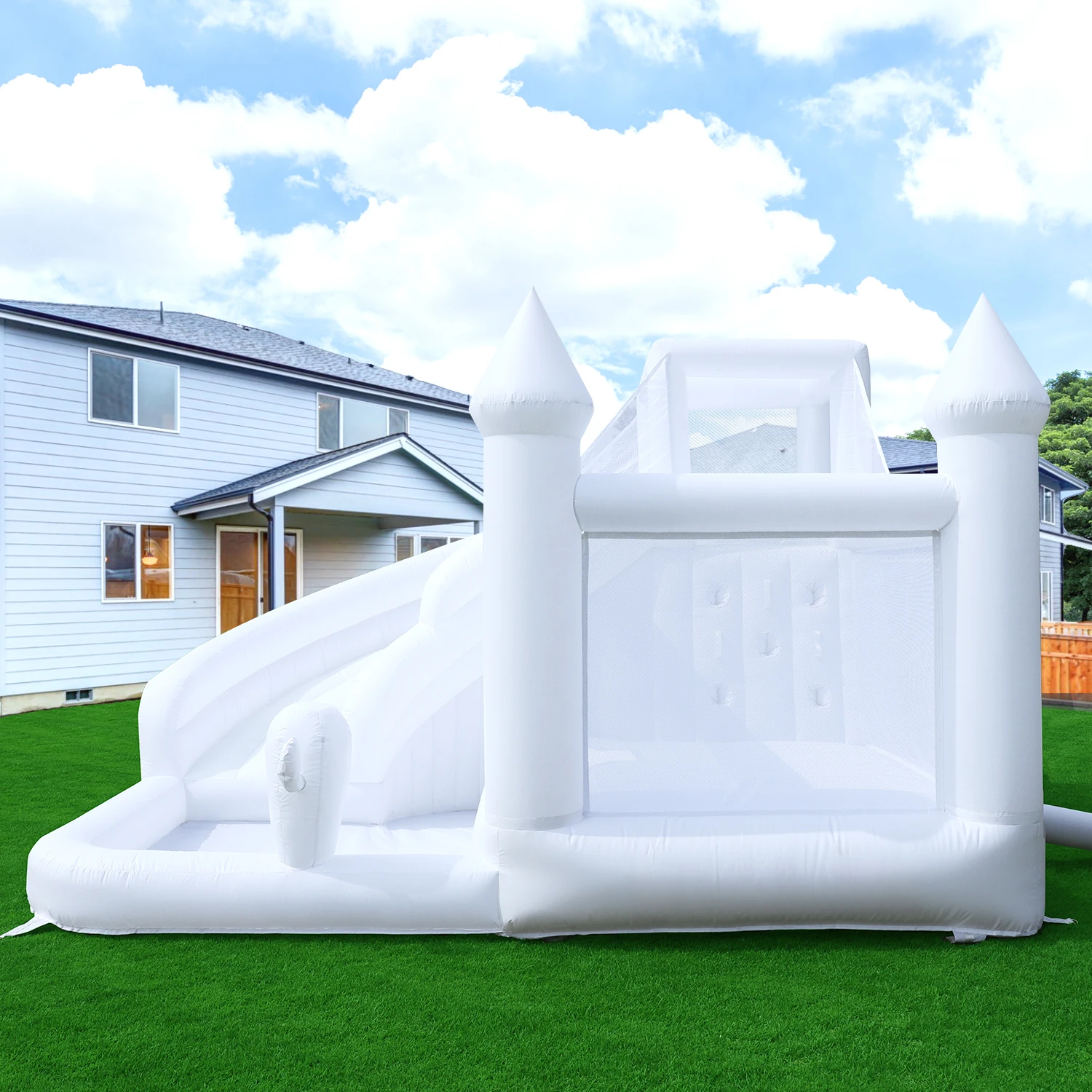 Aufblasbare Hüpfburg, Hüpfburg, passende Party-Events, Hochzeit, aufblasbares Spielzeug für Kinderspielplatzspielzeug