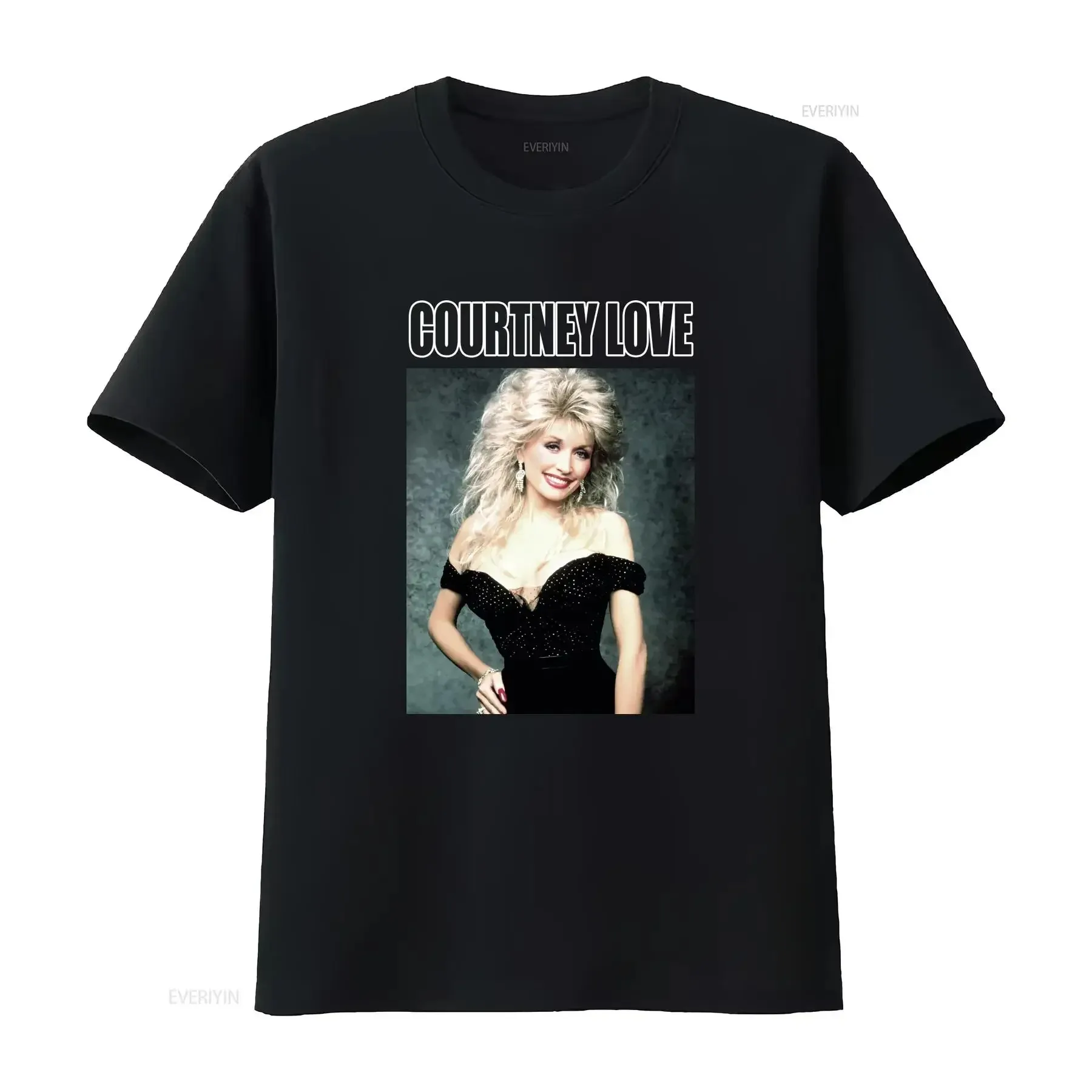 

Courtney Love Dolly Parton Tour Концертная хлопковая винтажная стираная уличная одежда Удобная мягкая стильная унисекс