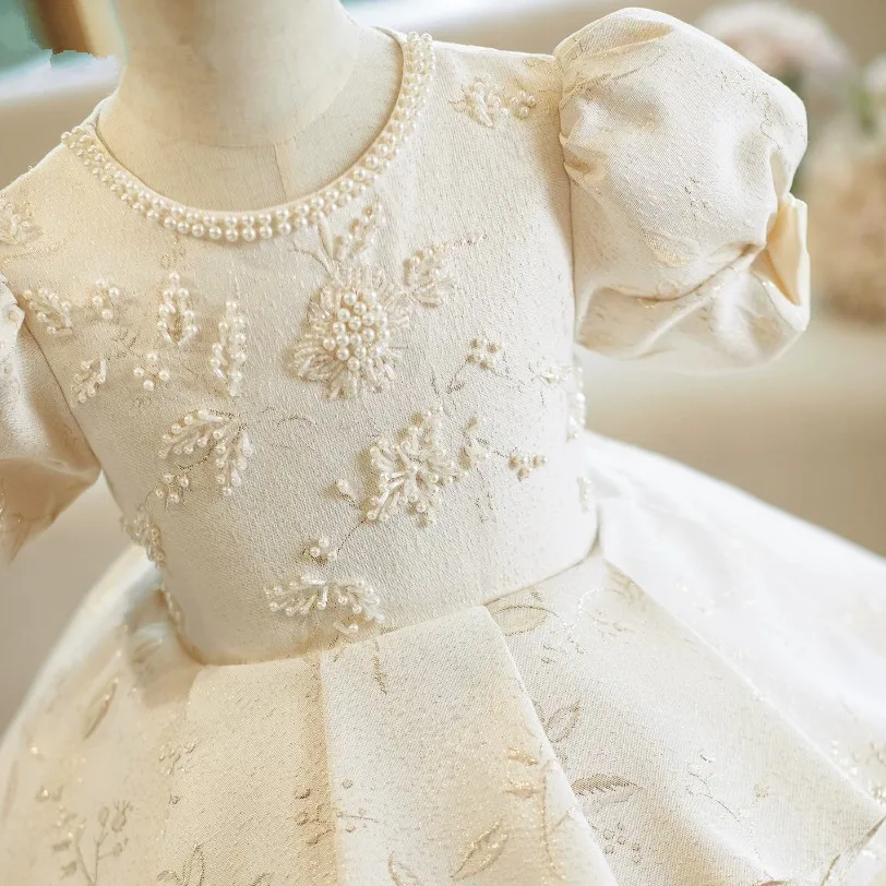 Neue Kinder-Hochzeitskleidung, Gastgeberin-Kleid für Klavierauftritt, Geburtstagsfeier-Mädchenkleider A5073, Großhandel für Mädchen-Abendkleider – Detail 7