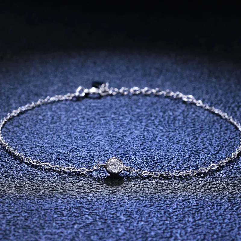 

18K Gold D Color VVS1 Diamond PT950 Platinum Moissanite Bracelet Women As A Gift Souvenir For Your Girlfriend