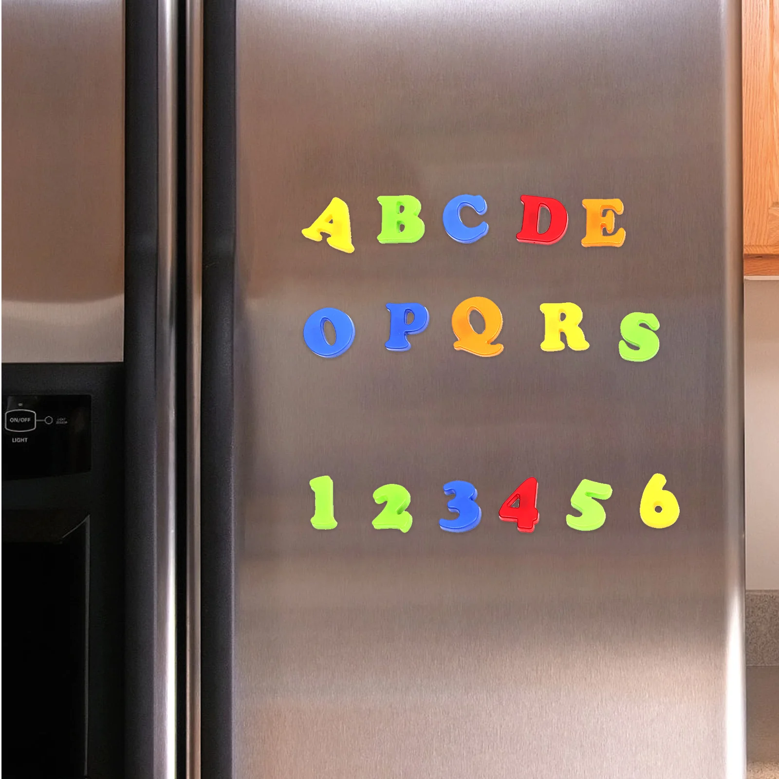78Pcs Magnetic Alphabet and Numbers Colorful Educational Letters for Fridge Spelling Phonics Math Learning Alphabet Fridge