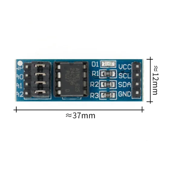 EEPROM memory module I2C interface AT24C01/02/04/08/16/32/64/128/256 full series selectable