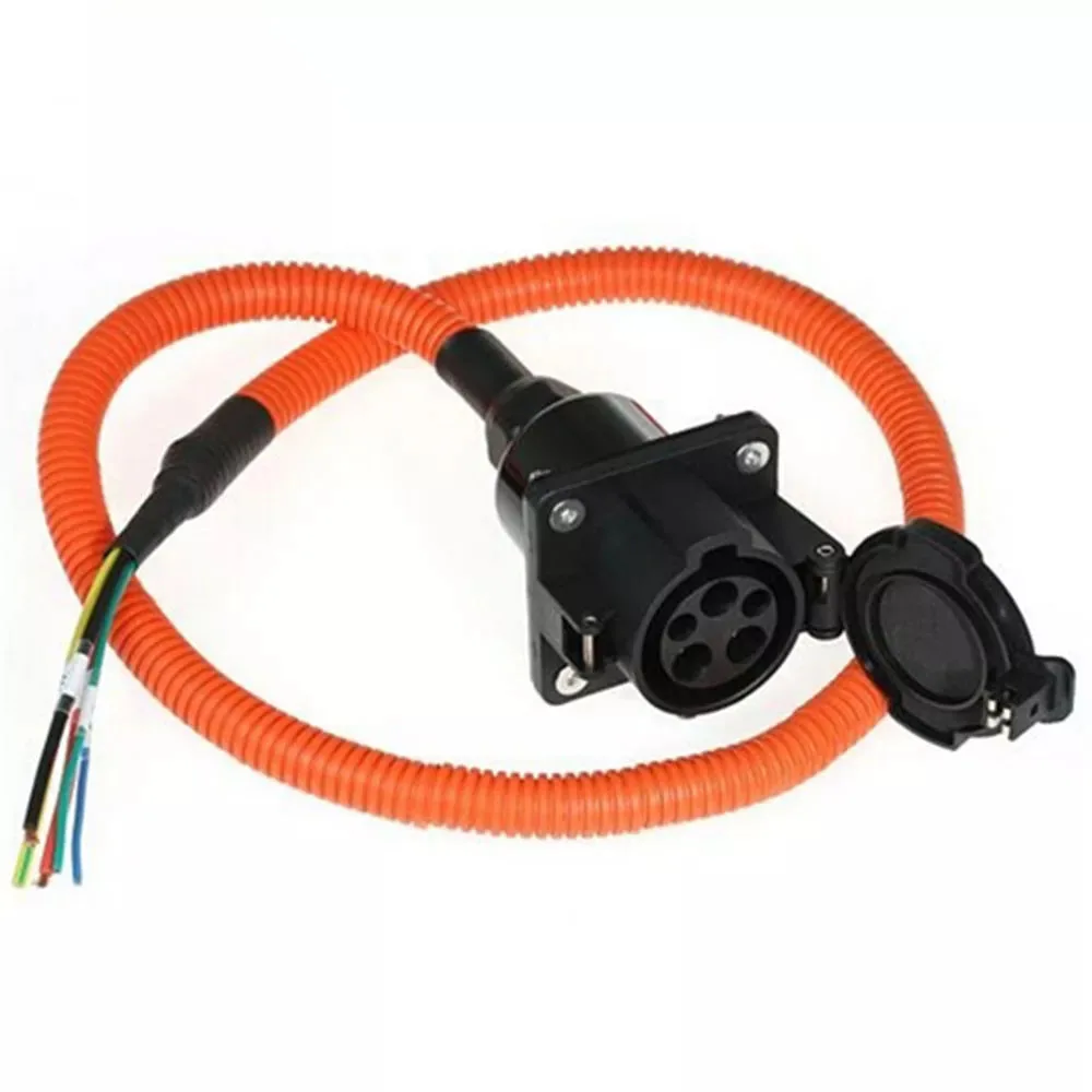 J1772 тип 1 адаптер переменного тока вход/розетка/разъем 50 А с 1 метром UL/TUV кабель однофазный Уровень 2 для зарядки электромобиля/электромобиля