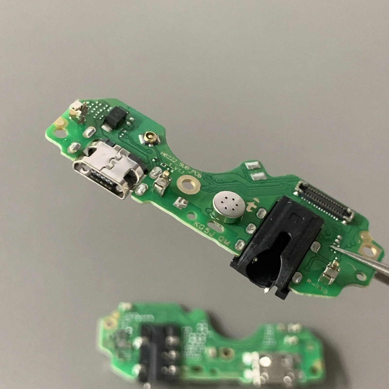 

USB Charging Board With IC For Infinix Hot 20i X665 USB Dock Charger Port Plug Headphone Audio Jack Microphone