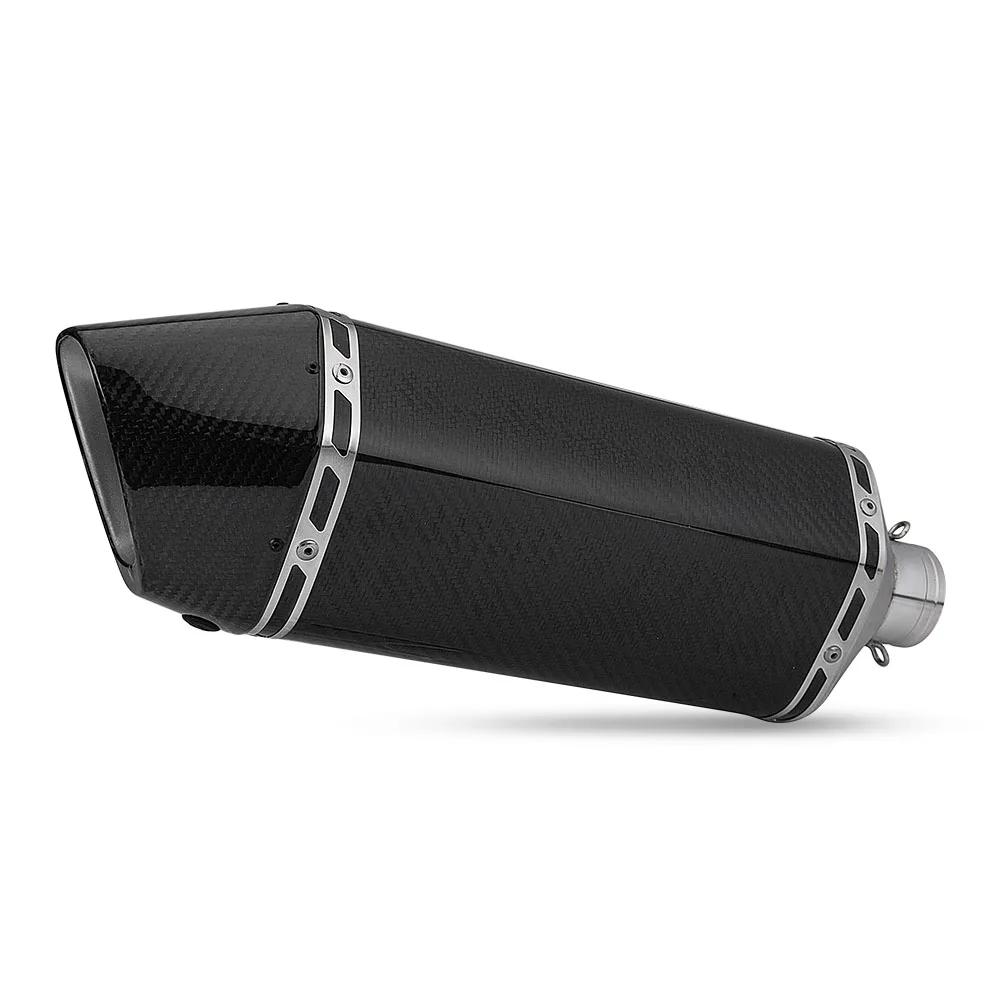 

STLF51mm Universal Motorcycle Exhaust Pipe Yoshimura Carbon Fiber Motorcycle Exhaust Muffler for Crf150 Gsxr150 Z900 Z750 Xj6 Ad