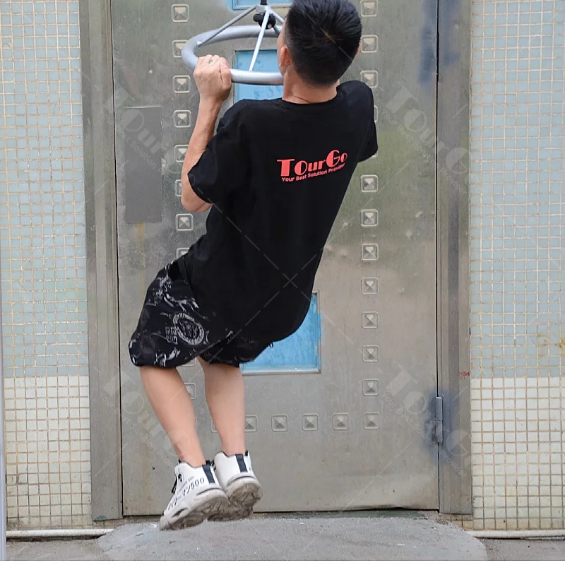 Outdoor Ninja Warrior Trainingsapparatuur Jungle Sportscholen Aap Ninja Wiel Obstakel voor Ninja Slackline