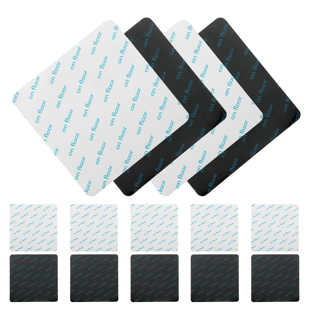 20 قطعة قابل للغسل انفصال البساط مكافحة زلة منصات مزدوجة الوجهين السجاد الشريط البساط الشريط لا بقايا الصلبة سجادة أرضيات القابض #5
