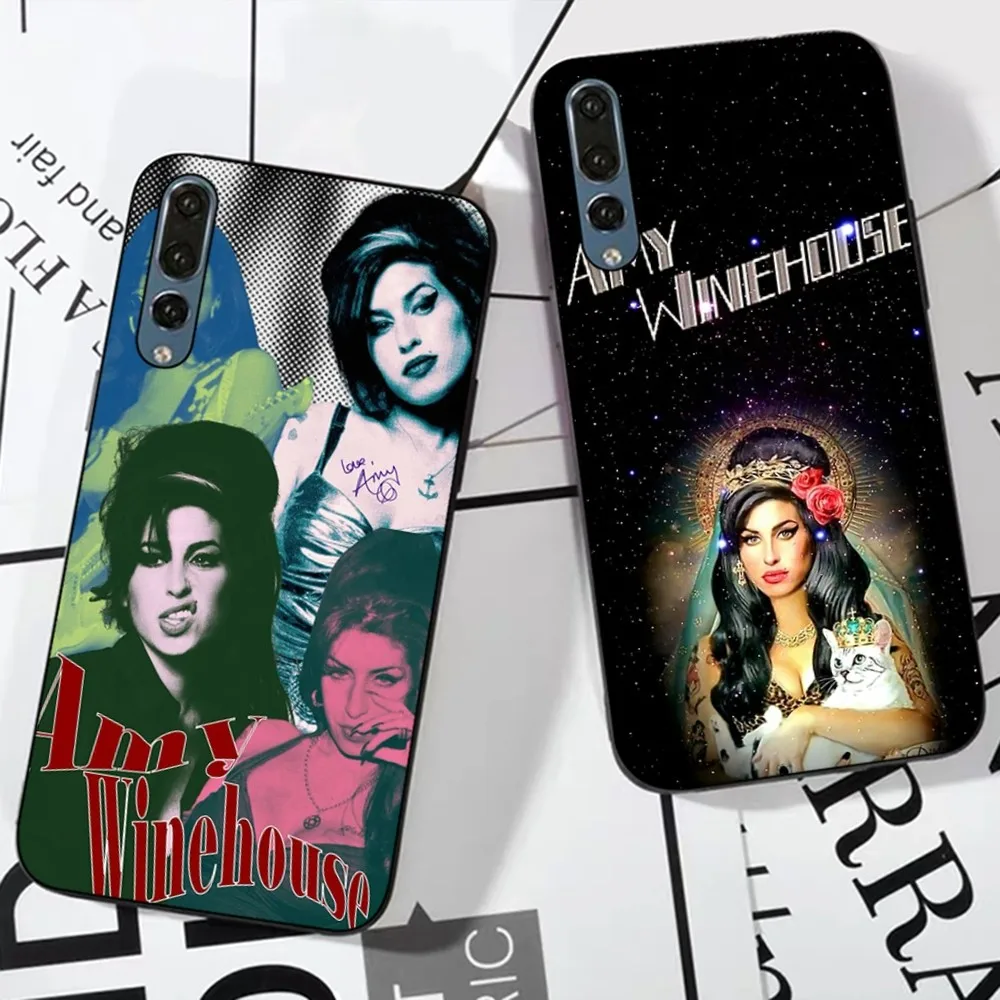 

Amy Winehouse Phone Case For Huawei P 8 9 10 20 30 40 50 Pro Lite Psmart Honor 10 Lite 70 Mate 20lite