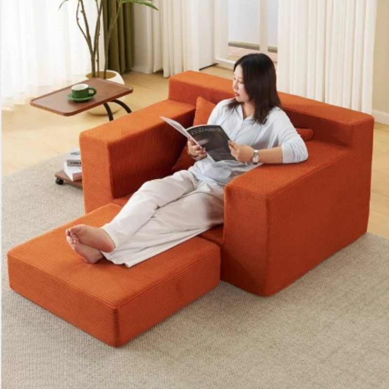 Vacuum Compression Sofa Bed Living Room Apartment Modern Folding Sofa Bed Luxury Lazy Lounge Relaxing Armchair Home Furniture