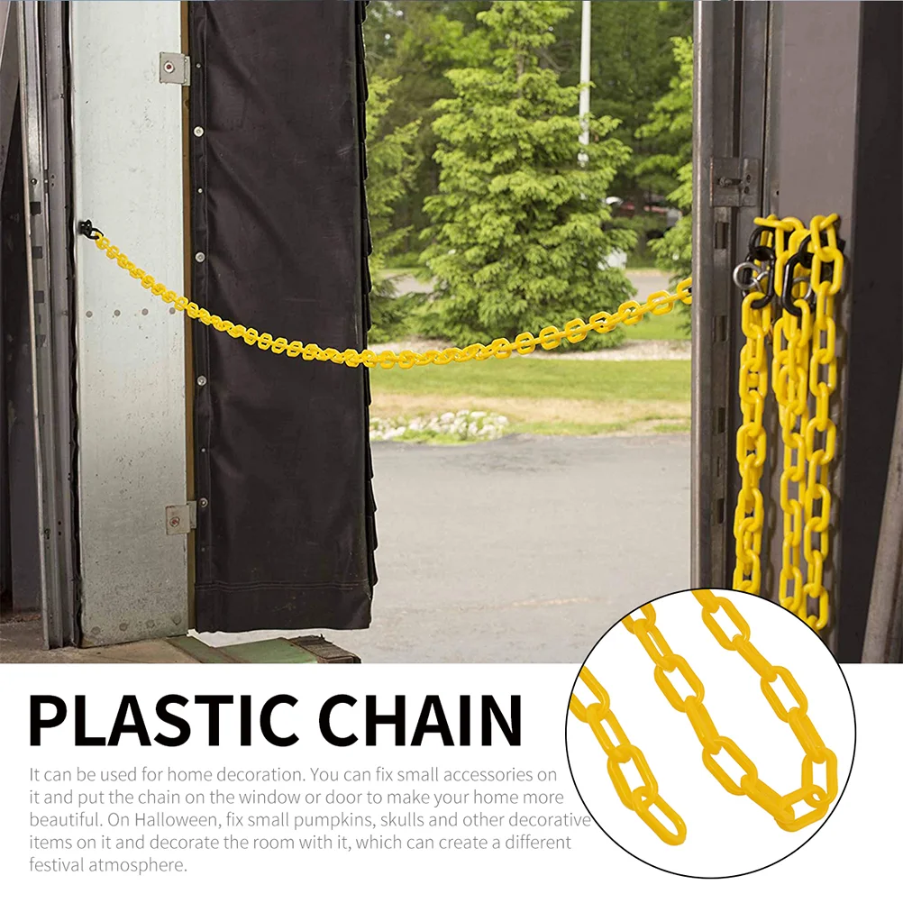 Isolation Chain Plastic Safety For Crowd Control The Caution Security Links Barrier Road Cone Chain Lock Person Decorative Chain