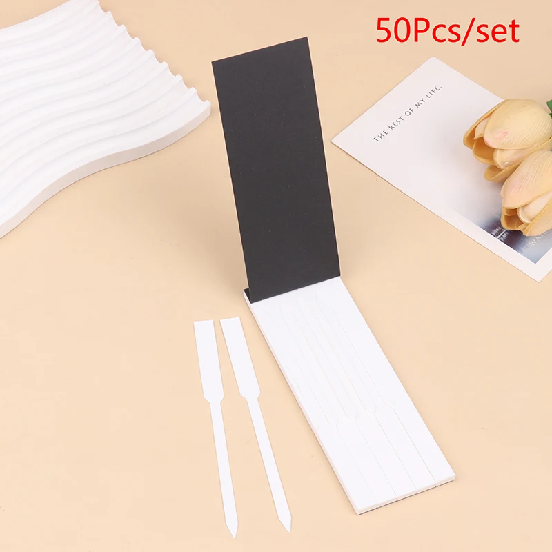 

50Pcs Perfume Test Strips Perfume Blotter Strips Disposable White Perfume Test Paper Strips Multi-use For Essential Oils