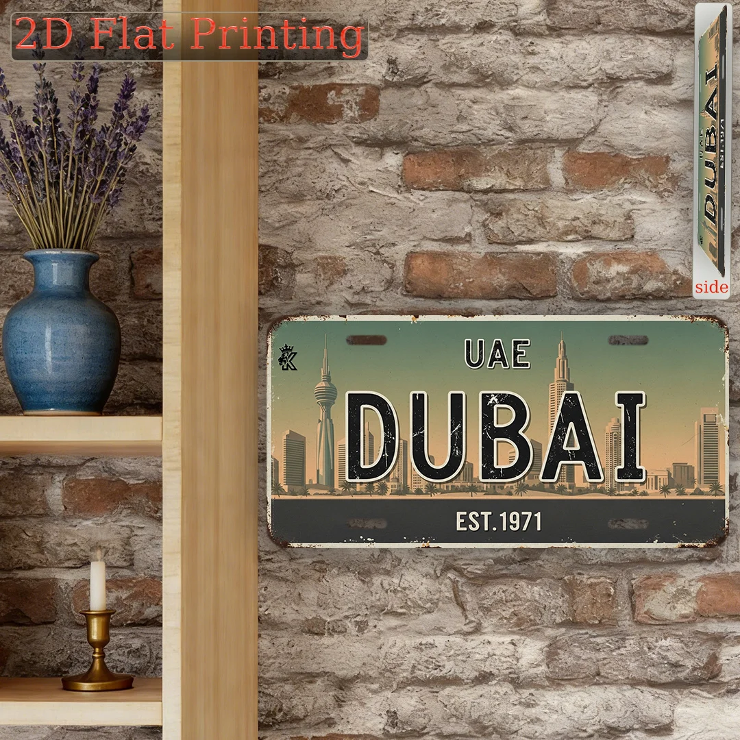 Dubai UAE EST.1971 License Pla - Home Office Dubai ulasan dan harga