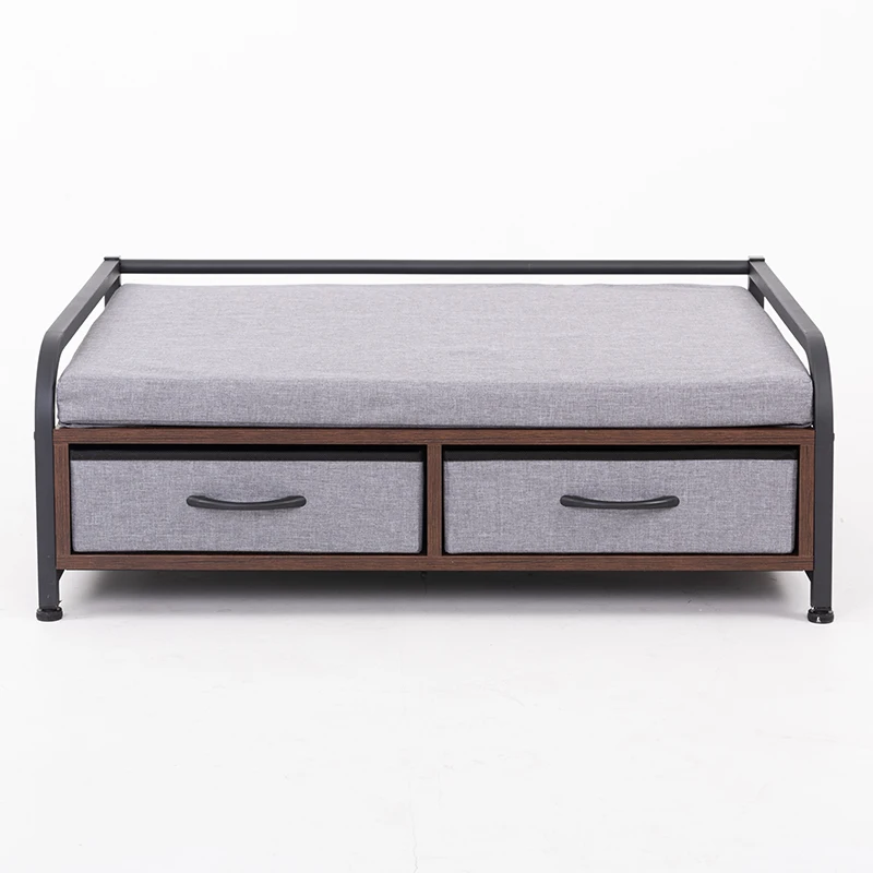 New Arrivals Durable Wooden Pet Sofa Dog Bed With Drawers