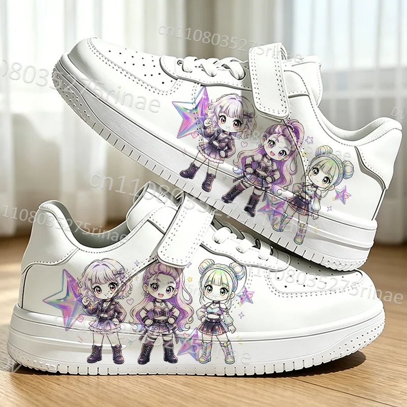 Cute Cartoon Music Star Pattern Children Footwear for Girls Comfortable Durable Hiking Boots Autumn Winter Season