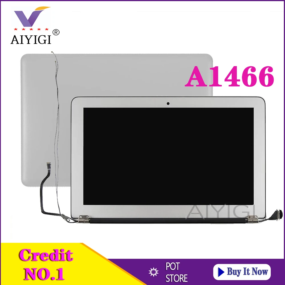 

New Brand New for Apple MacBook Air 13.3" A1466 Screen Display Full LCD Assembly MD760 MJVE2 MQD32 2013 2014 2015 2017 Year