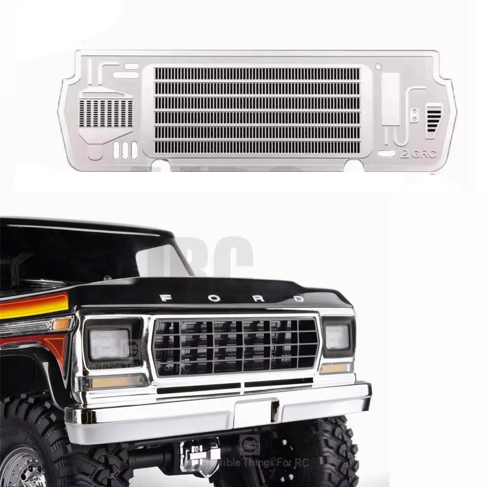 โลหะเหล็กหม้อน้ําย่างสําหรับ/10 RC Crawler รถ TRX-4 TRX4 BRONCO 1 รุ่นอะไหล่อัพเกรดอุปกรณ์เสริม