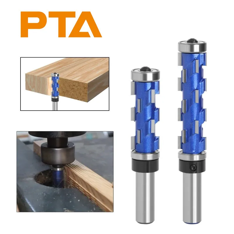 

12mm 1/2" Shank Double Bearing Spiral Flush Trim Router Bit Carbide Milling Cutter Engraving Machine Router Bit for Wood