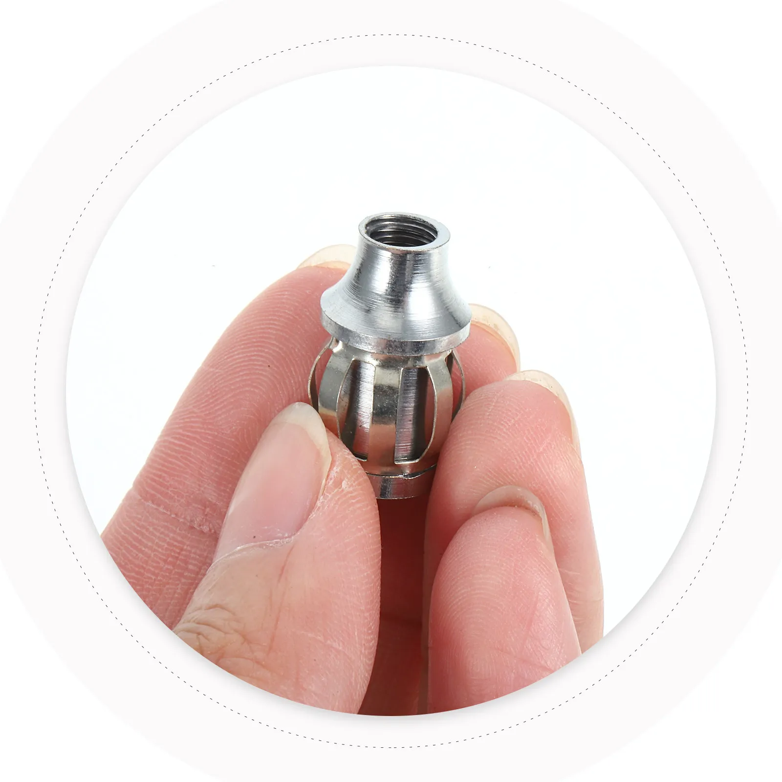 

10Pcs G4 Socket Fixtures M10 Threaded Metal Lamp Bulb Socket Fixing Clips Secure Fastener Holders Replacement Light Bulb