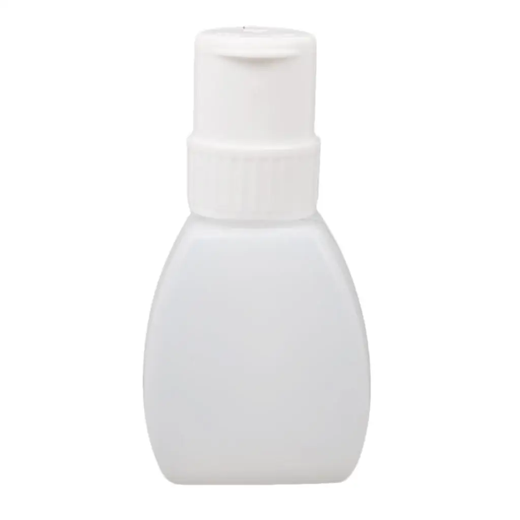 Plastic Empty Nail Polish Remover Pump Dispenser Push Down Bottle