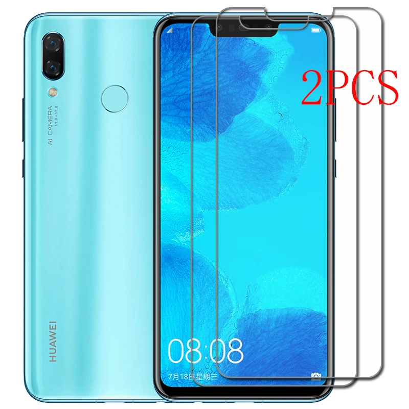 2PCS FOR Huawei Nova 3 High HD Tempered Glass Protective On Nova3 PAR-LX1M, PAR-LX1 PAR-LX9 TL20 AL00 TL00 Screen Protector Film